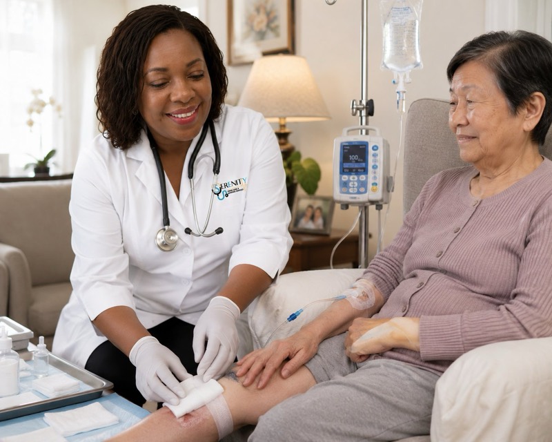 Wound care nurse